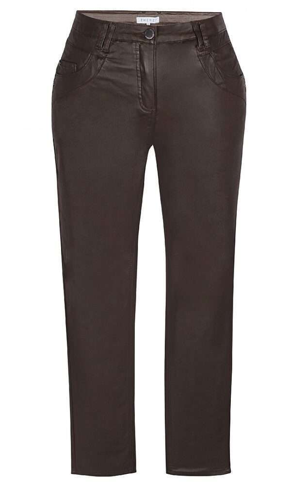 Zhenzi CURVE PANTS COATED TWILL