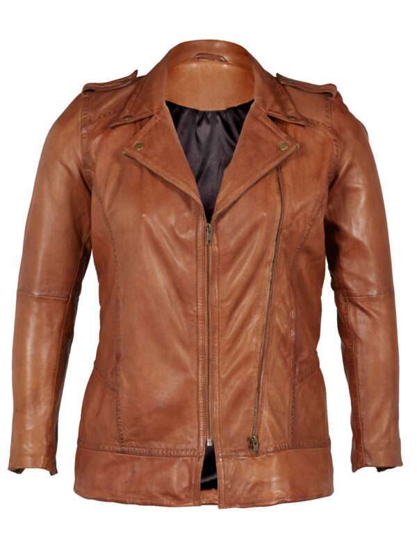 100% lamb leather, Qual. 2: 100% polyester